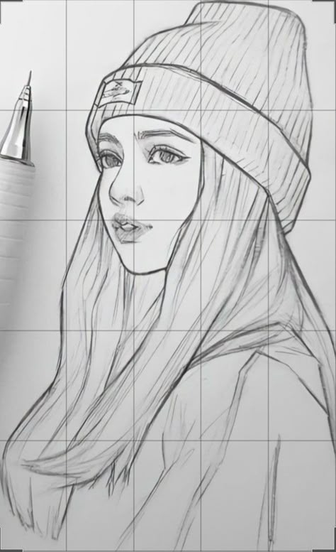 Sketch Illustration Pencil, Blackpink Drawing Pencil, Kpop Drawings Blackpink, Human Sketches Face, Drawing Of Blackpink, Lisa Blackpink Drawing, Lisa Sketch, Lisa Drawing, Human Face Sketch