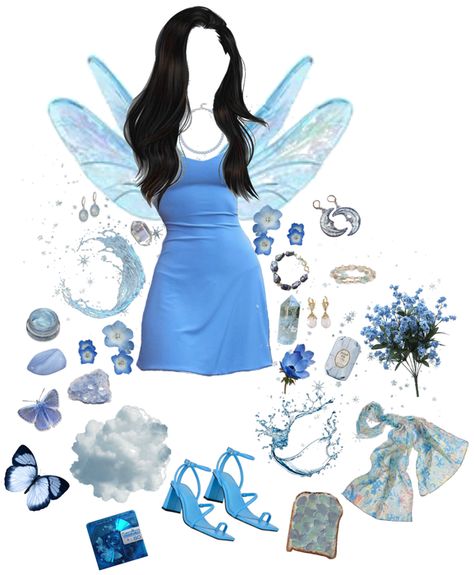 💦🦋💧9. Silvermist Disneybound!💧🦋💦 Outfit | ShopLook Disney Fairy Outfit Ideas, Silvermist Tinkerbell Costume, Tinkerbell And Silvermist Costume, Silvermist Costume Ideas, Tinker Bell Outfit Ideas, Silvermist Costume Halloween, Silver Mist Fairy Costume, Silver Mist Halloween Costume, Disney Fairy Costumes