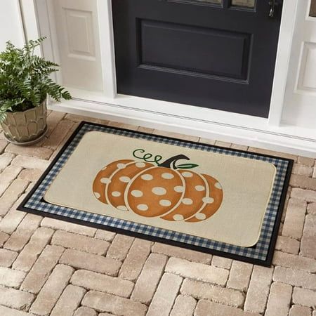 Fall Door Mat, Mat Decoration, Indoor Mats, Fall Doormat, Entry Mats, Fall Thanksgiving Decor, Pumpkin Halloween Decorations, Thanksgiving Table Settings, Fall Kitchen