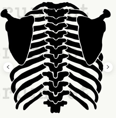 Back Of Ribcage, Scream Prints, Skeleton Stencil, Bleach Designs, Clothing Branding Design, Diy Clothes Design, Bleach Art, Tattoo Flash Art, Flash Art