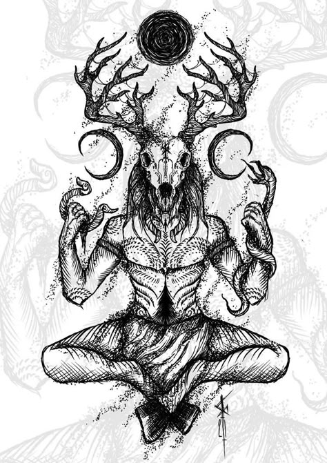 Cosmic Horror Tattoo, Pagan Tattoo, Creepy Drawings, Scary Tattoos, Creepy Tattoos, Spooky Tattoos, Gothic Tattoo, Horror Tattoo, Tattoo Style Drawings