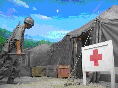 What the field hospital tents looked like Field Hospital, Army Reserve, The Field, Us Army, Tent, Medical