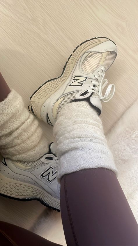 New Balances, Leg Warmer, New Balance Shoes, Leg Warmers, Cream White, New Balance, Cream, Outfit Inspo, White