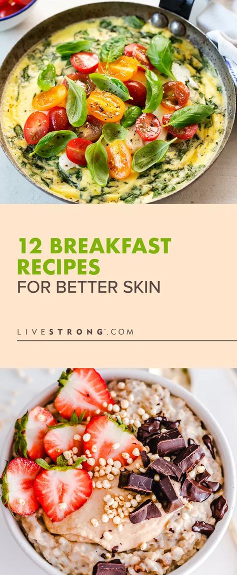 Healthy Breakfast For Skin, Breakfast For Healthy Skin, Healthy And Filling Breakfast, Healthy Skin Meals, Breakfast For Luteal Phase, Detox Breakfast Ideas, Pagan Diet, Recipes For Healthy Skin, Pretty Meals