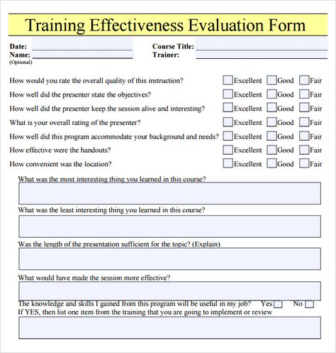 Training Effectiveness Evaluation Form Teachers Feedback Form, Interesting Topics For Presentation, Presentation Evaluation Form, Training Evaluation Form, Training Template, Course Evaluation, Employee Evaluation Form, Evaluation Employee, Program Evaluation