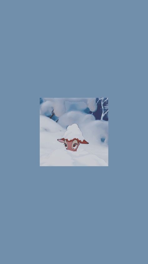 Bambi Snow Wallpaper, Winter Disney Wallpaper Iphone, Bambi Iphone Wallpaper, Bambi Winter Wallpaper, Bambi Aesthetic Wallpaper Iphone, Disney White Wallpaper, Bambi Christmas Wallpaper, Winter Wallpaper Disney, Bambi Wallpapers Iphone