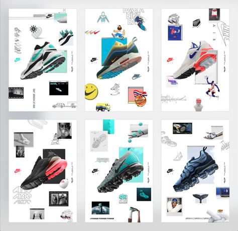 Shoe Advertising, Shoe Poster, Poster Idea, Air Max Day, Shoes Ads, Poster Layout, Shoe Design, Man Vs, Catalog Design