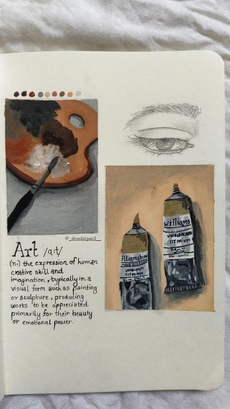 Artistic Scrapbook Ideas, Watercolor Painting Ideas Aesthetic, Diy Sketchbook How To Make, What To Draw In A Sketchbook Art Journals, Sketchbook Art Journal Aesthetic, Creative Journal Ideas Aesthetic, Art Journal Inspiration Sketchbooks Drawings, Art Diary Ideas Creative, Sketch Book Painting