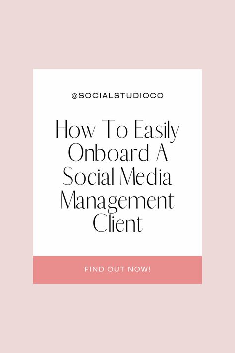 Social Media Marketing Management, Social Media Manager Onboarding Template, Social Media Client Onboarding Template, Social Media Manager Starter Kit, Social Media Freelancer, Social Media Manager Client Onboarding, Social Media Onboarding, Social Media Management Contract, Social Media Manager Pricing Packages