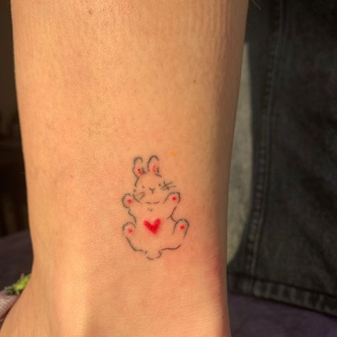 tattoo cute bunny alt core small tattoos tatts ideas tattoo mini tattoo Cute Small Tattoos Alt, Red Bunny Tattoo, Eucalyptus Tattoos, Willow Tattoos, Vampire Tattoos, Love Letter Tattoo, Small Flower Tattoos For Women, Demon Tattoos, Witch Tattoos