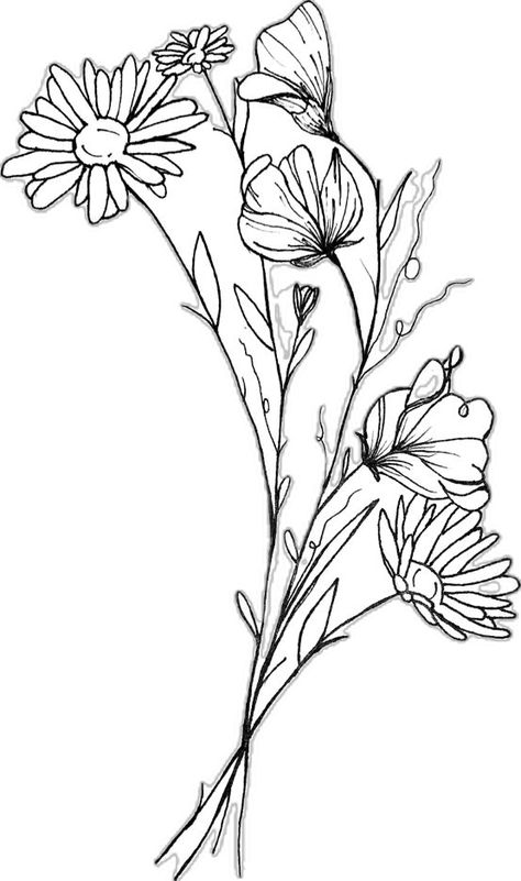 Daisy And Sweet Pea Tattoo Birth Flower, Daisy And Sweet Pea Tattoo, Daisy And Sweet Pea, Tattoo Birth Flower, Pea Tattoo, Sweet Pea Tattoo, Matching Tats, April Birth Flower, Sweet Pea Flowers