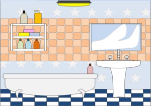 Bathroom 2 Image Bathroom Clipart, Cartoon Bathroom, Bathroom Cartoon, Bathroom Images, Bathroom Solutions, Small Bath, Shower Stall, Bathroom Supplies, Bathroom Art