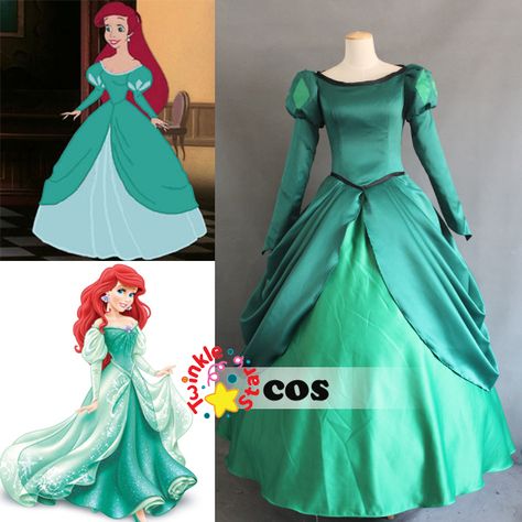 Online Buy Wholesale little mermaid costume from China little ... Halloween Wedding Party, Princess Ariel Dress, Maid Halloween, Mermaid Halloween Costumes, Halloween Costumes 2016, Little Mermaid Costume, Rajputi Dress, Ariel Dress, Ariel Mermaid