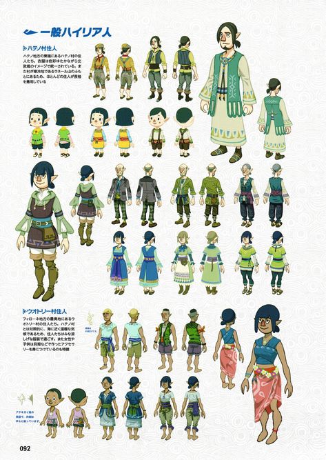 Zelda Breath of the Wild - Hylian Fashion 1 Zelda Botw Clothes, Botw Hylian Clothing, Breath Of The Wild Clothes, Hylian Clothes, Breath Of The Wild Outfits, Botw Hylian Oc, Hylian Outfit, Zelda Character Design, Hylian Oc