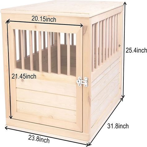 Wooden Dog Cage, Cat Cages Indoor, Cattle Facility, Kennel Furniture, Wooden Dog House, Dog Cage, Cat Cages, Wooden Dog, Dog Cages