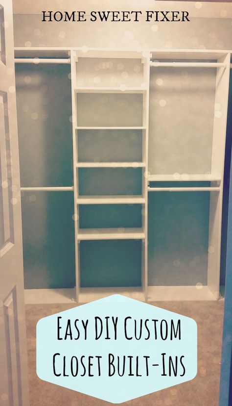 Diy Custom Closet, Master Closet Organization, Closet Redo, Closet Built Ins, Closet Layout, Kids Closet Organization, Closet Remodel, Closet Organization Diy, Build A Closet