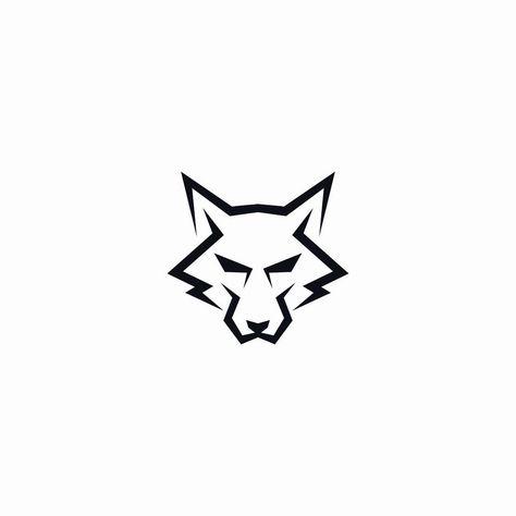 Wolf Head Logo, Business Logo Ideas, Vector Icons Illustration, Head Tattoos, Wolf Head, Photo Pose For Man, Poses For Men, The Wolf, Glyphs