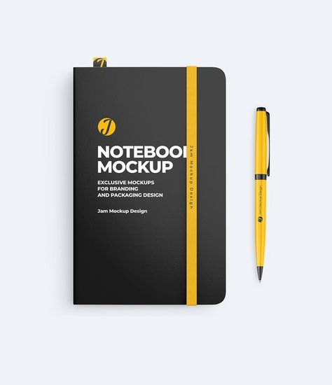 Notebook with Pen Mockup Notebook With Pen, Notebook Mockup, Branded Notebooks, Pen Brands, Notebook Case, Stationery Mockup, Branding Mockups, Post Ideas, Spring 2024