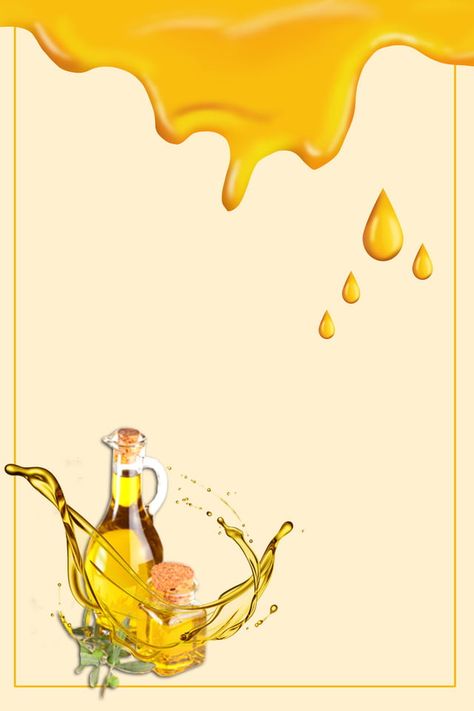 Cooking Oil Poster Design, Cooking Oil Creative Ads, Cooking Oil Packaging, Oil Wallpaper, Oil Logo Design, Oil Background, Cooking Poster, Oil Logo, Green Picture Frames