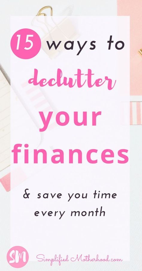 15 ways to declutter your finances and save you time every month Organizing Finances, Setting Up A Budget, Pay Bills, Living On A Budget, Family Budget, Budget Tips, Family Finance, Budgeting Worksheets, Finance Saving