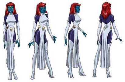 Mystique Mystic Xmen, Mystique Xmen, Mystique Costume, Marvel Females, Xmen Characters, Mystique Marvel, Omega Man, X Men Evolution, Model Sheet