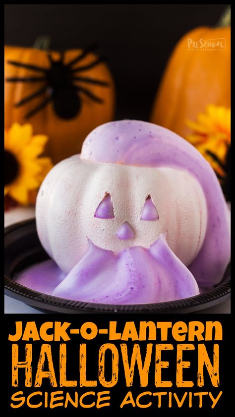 Pumpkin Volcano, Pumpkin Seed Crafts, Pumpkin Science Experiment, Halloween Experiments, Pumpkin Math Activities, Halloween Science Activities, Pumpkin Science, Pumpkin Math, Dekorasi Halloween