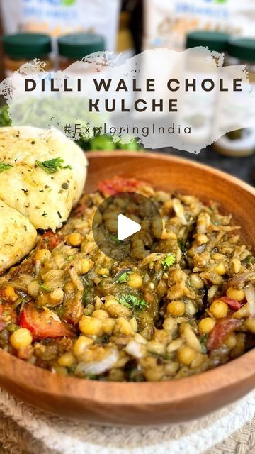 The Excited Cook & Traveller on Instagram: "Dilli wale chole kulche 😋😋

I don’t know about you but I am in love with this dilli wale matar kulche.
I remember having chole kulche from Rohini wale Santa ke chole kulche quite often. And I guess this is one of those things where I and my sister agreed on. Otherwise our taste choices are quite different 🙈

So if you stay somewhere near by, do try them. Or simply try out this recipe that’s equally good. Minus the roadside pe khade hoke khane wale maze 😍

Here, I am using spices, matar and ghee from @naturelandorganics_official and trust me on this, the quality is superb. They are 100% chemical-free. GMO free. Received directly from their factory. Fresh and Hygienically packed.

Use my Coupon code EXCITEDCOOK25 to initiate a purchase on the w Chhole Kulche Recipe, Chole Kulche Recipe, Chole Kulche, Chole Recipe, Kulcha Recipe, Dry Spices, Indian Appetizers, Spicy Snacks Recipes, Spicy Snacks