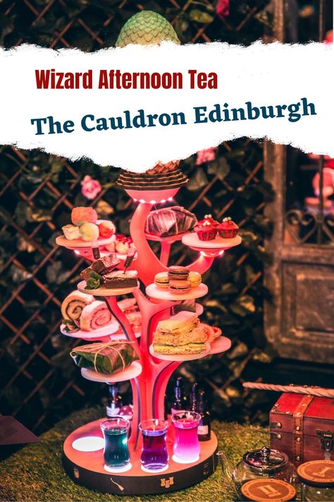 Embrace your inner Harry Potter with this magical Afternoon Tea. afternoon tea / magical afternoon tea / harry potter / harry potter aesthetic / wizards / magic wands / harry potter activity / child friendly / what to do in edinburgh / visit edinburgh / things to do in edinburgh with families / afternoon tea ideas Afternoon Tea Edinburgh, Magic Wand Harry Potter, Edinburgh Harry Potter, Harry Potter Tea, Afternoon Tea Stand, Harry Potter Activities, Best Afternoon Tea, Visit Edinburgh, Mini Burgers