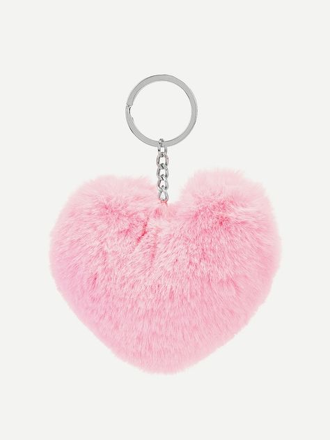 Fluffy Keychain, Heart Keychain, Metal Models, New Looks, Cute Keychain, Women's Skirts, Shein Style, Cool Names, Buying Gifts