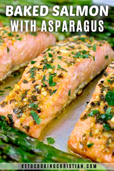 Asparagus With Salmon, Baked Salmon And Asparagus Recipes, Salmon Asparagus Recipes, Oven Baked Salmon And Asparagus, Salmon Asparagus One Pan, Sheet Pan Salmon And Asparagus, Salmon And Asparagus Baked, Sheet Pan Salmon And Veggies, Baked Salmon With Asparagus