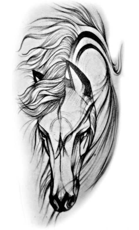 Horse Outline Tattoo, Stallion Tattoo, Snake Outline, Horse Paintings Acrylic, Black And White Flower Tattoo, Abstract Horse Art, Horse Tattoo Design, Abstract Horse Painting, Rabbit Tattoos