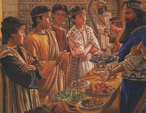 The Book Of Daniel, 10 Day Cleanse, Fiery Furnace, Bible Artwork, Book Of Daniel, Blood Sausage, Meaningful Pictures, Bible Images, Bible Illustrations