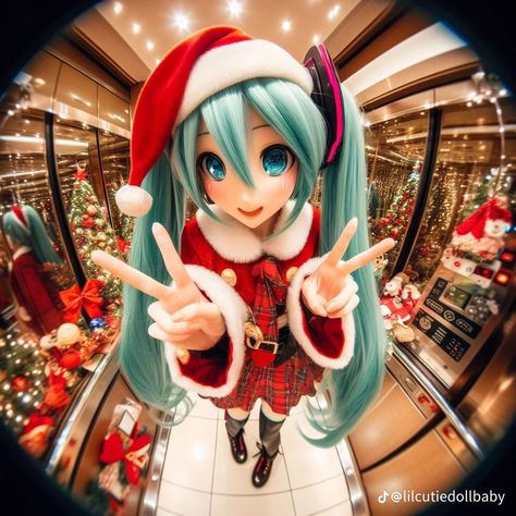 Christmas Profile Pictures, Orihime Inoue, Vocaloid Characters, Anime Christmas, Christmas Icons, Smart Doll, Youtube Shorts, Tumblr Wallpaper, Anime Kiss