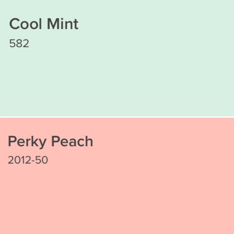 Bedroom Board, Light Salmon, Benjamin Moore Colors, Benjamin Moore, Sims 4, Penny, Kids Room, Nursery, Mint