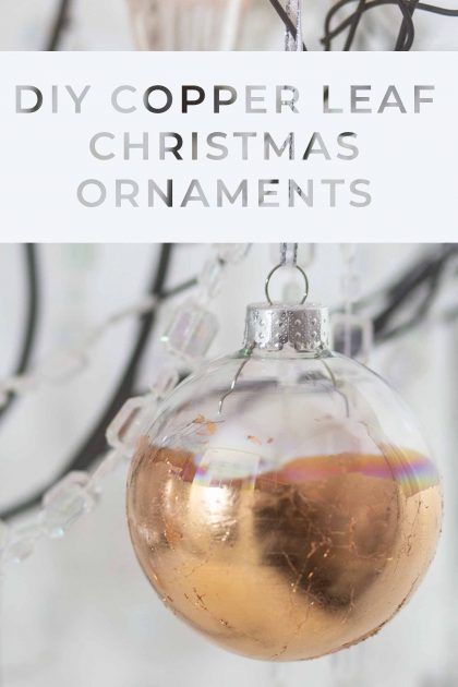 Easy DIY Copper Christmas Ornaments (+ 21 Other Creative Christmas Ideas) #fromhousetohome #holidaydecor #christmas #diychristmas  #candopinners Copper Christmas Ornaments, Farmhouse Bedroom Wall, Copper Christmas Tree, Copper Christmas Decor, Expensive Christmas, Interior Cottage, Copper Ornaments, Diy Copper, Copper Christmas