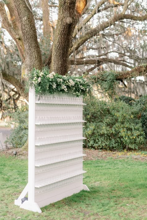 Beer And Champagne Wall, Champagne Wall For Wedding, Wood Champagne Wall, Champagne Board Wedding, Champagne Holder Wedding, Unique Champagne Wall, Sip And Be Seated Champagne Wall, Champagne Welcome Wall, Welcome Drink Wall