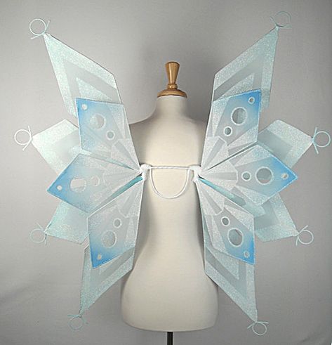 Snowflake fairy wings by On Gossamer Wings, via Flickr Fae Costume, Snowflake Fairy, Ice Fairy, Gossamer Wings, Blue Morpho Butterfly, Snow Fairy, Winter Fairy, Christmas Play, Christmas Parade