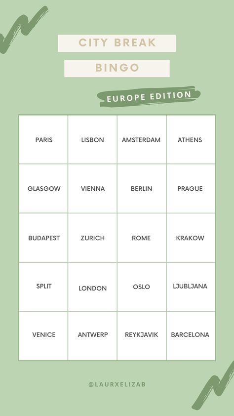 Travel Bingo, Best Markets In London, Backpacking Destinations, Europe City, Story Templates, Time Of Your Life, City Break, Best Places To Eat, Digital Nomad