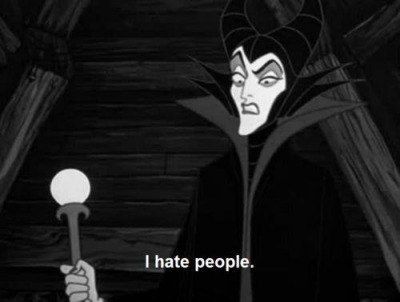 Maleficent I Hate People, Hate People, Disney Movie, Maleficent, Disney