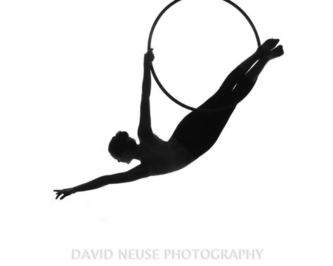 Aerial Hoop Silhouette, Silk Dancing, Aerial Fitness, Circus Theme Party, Aerial Acrobatics, Dance Images, Silhouette Tattoos, Aerial Dance, Aerial Arts