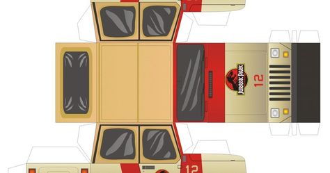 Craft Time: Jurassic Park Jeep Papercraft! Jurassic Park Jeep, Baby Dory, Jello Shot Recipes, Dinosaur Themed Birthday Party, Outback Steakhouse, Waffle House, Disney Moana, Finding Dory, Print Out