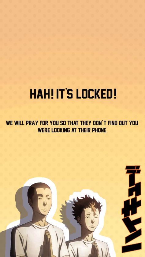 Nishinoya And Tanaka Wallpaper, Haikyuu Wallpaper Phone, Karasuno Wallpaper Iphone, Haikyuu Wallpaper Lockscreen Dont Touch My Phone, Haikyuu Wallpaper Aesthetic Lockscreen, Cute Anime Phone Wallpapers, Wallpaper Anime Haikyu, Funny Anime Wallpapers Lockscreen, Haikyuu Wallpaper Funny