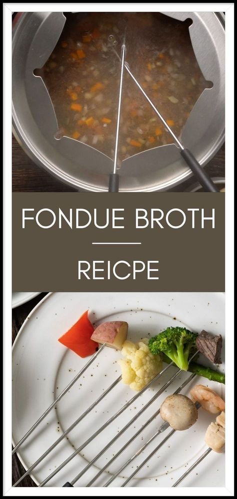 Vegetarian Fondue Recipes, Meat Fondue Recipes Broth Melting Pot, Fondue Broth Recipes Melting Pot, Melting Pot Fondue Recipes, Courtbouillon Recipe, Christmas Fondue, Broth Fondue, Fondue Dipping Sauces, Broth Fondue Recipes