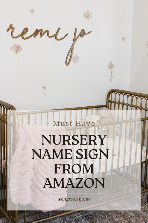 Looking for the perfect touch to complete your nursery room design? Check out this pink boho nursery featuring a personalized wooden name sign, a chic gold crib, and floral wall decals. Whether you're working with a small nursery or planning a girl nursery, these ideas, including an accent wall and floral sheets, will inspire you. Perfect for neutral nursery ideas or adding a soft, feminine touch to your nursery wallpaper. Explore more nursery room inspo in our blog post! Girl Neutral Nursery, Pink Boho Nursery, Boho Nursery Inspiration, Girl Nursery Name Sign, Framing Doorway, Neutral Nursery Ideas, Gold Crib, Floral Sheets, Small Nursery