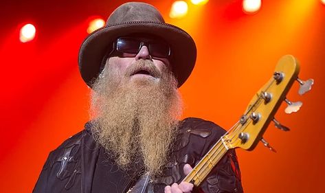 Dusty Hill and ZZ Top Put Texas Music on the Map | Saving Country Music Dusty Hill, Frank Beard, Midland Texas, David Coverdale, Texas Music, Billy Gibbons, Country Bands, People Having Fun, Truck Paint