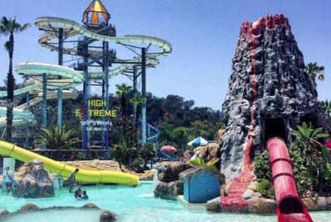 This Outdoor Water Playground In Southern California Will Be Your New Favorite Destination Raging Waters, Clubhouse Pool, California Roadtrip, Theres No Place Like Home, Volcano Bay, Best Summer Ever, Water Playground, Only In Your State, San Dimas