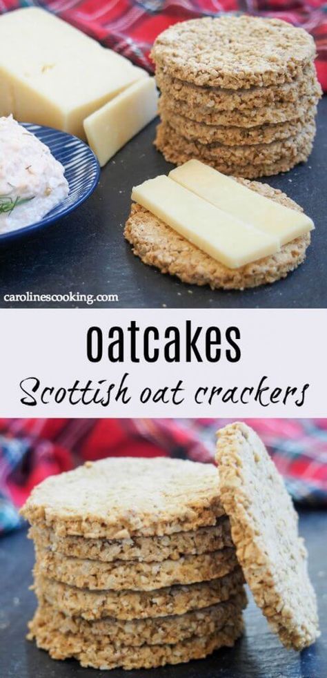 Traditional Scottish Food, Irish Desserts Traditional, Oat Cake Recipes, Oat Crackers, Scotland Food, Scottish Dishes, Irish Desserts, British Cooking, Scottish Recipes