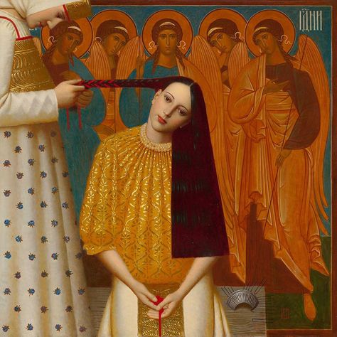 Andrey Remnev, Medieval Paintings, Russian Painting, Russian Icons, Magic Realism, Arte Inspo, Medieval Fashion, Russian Artists, Russian Art