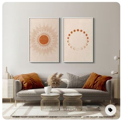 Orange And White Living Room Decor, Grey Burnt Orange Bedroom, Burnt Orange Playroom, Neutral Living Room With Orange Accents, Living Room Burnt Orange Accent, Burnt Orange And Beige Living Room, Gray And Burnt Orange Living Room, Orange Accent Living Room, Living Room Designs Grey Walls