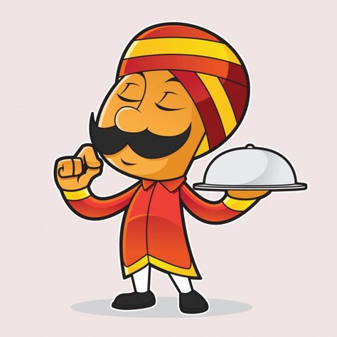 Indian chef mascot Premium Vector | Premium Vector #Freepik #vector #man #character #cartoon #chef Chef Character, Logo Lion, Cartoon Chef, Food Logo Design Inspiration, Chef Logo, Pencil Drawings Of Girls, Indian Illustration, Food Logo Design, Boy Illustration